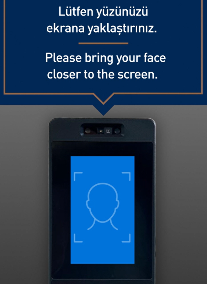 BiomİGA Yüz Tanıma ile Lounge Geçiş Projesi