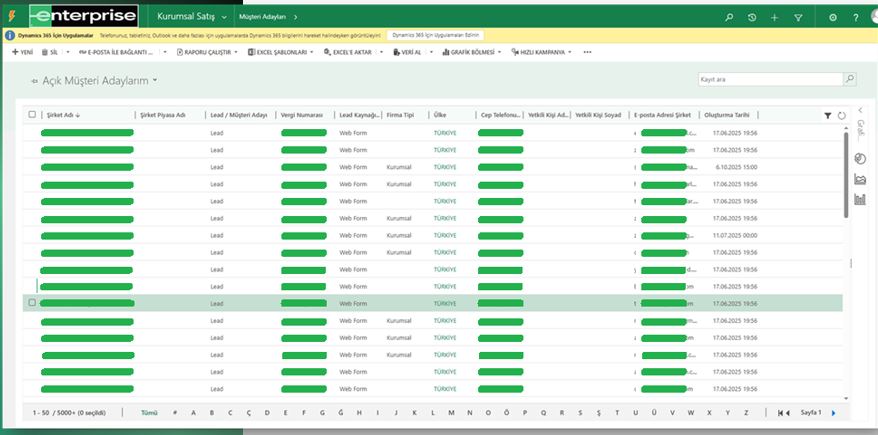 Enterprise 360° GREEN CRM